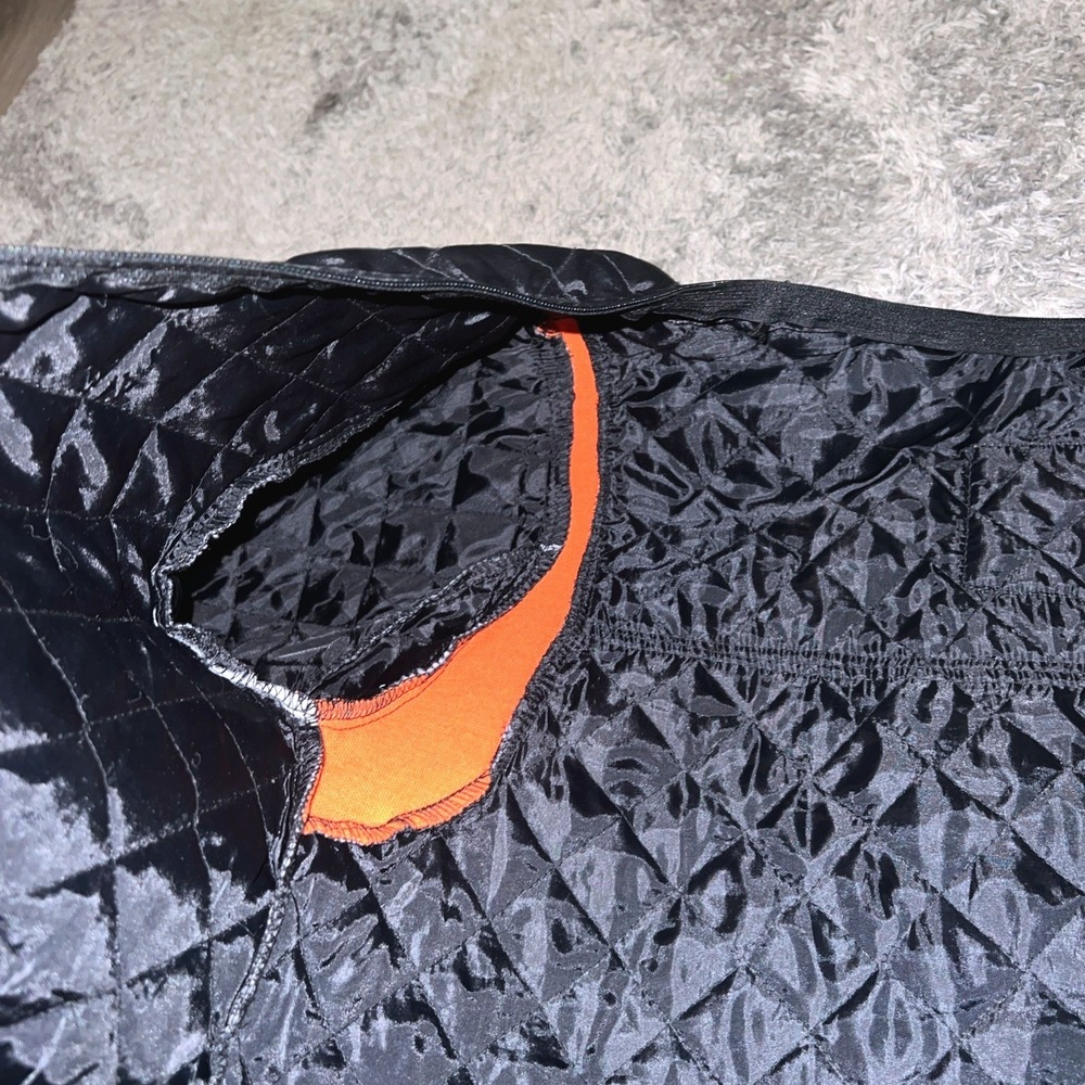 Milwaukee Leather Long Sleeve Zip Black orange Mens 3XL Zip-Out Liner ONLY - Picture 8 of 9
